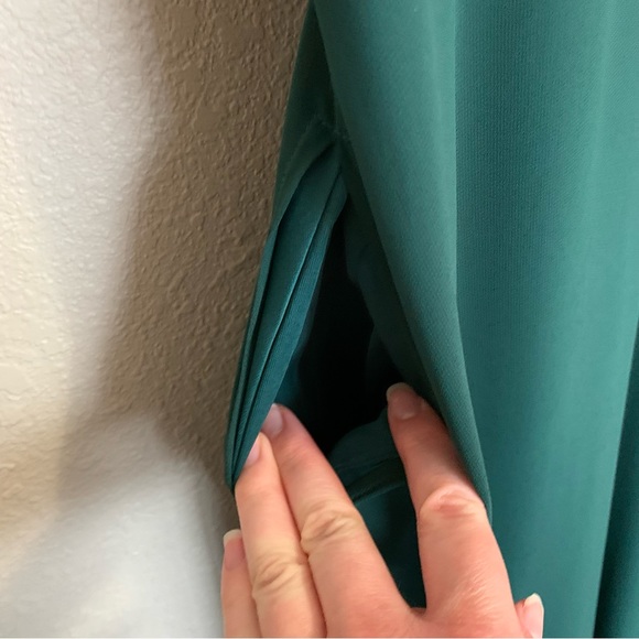 Birdy Grey Emerald Green Devin Chiffon Formal Dress Size Medium NWT - Picture 4 of 16